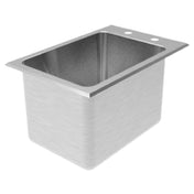 GSW USA SH10141DDI Drop-In Sink With No Deck One Compartment 10" Wide X 14" Front-to-back X 10" Deep Bowl