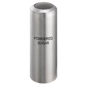 Service Ideas STCMESHPSUGR Shaker Mesh Top "powdered Sugar" Printed On Body