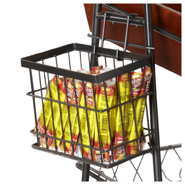 GET Enterprises WB-745-MG Urban Renewal™ Wire Basket 7“ X 4-1/4" X 5-1/2“ Rectangular