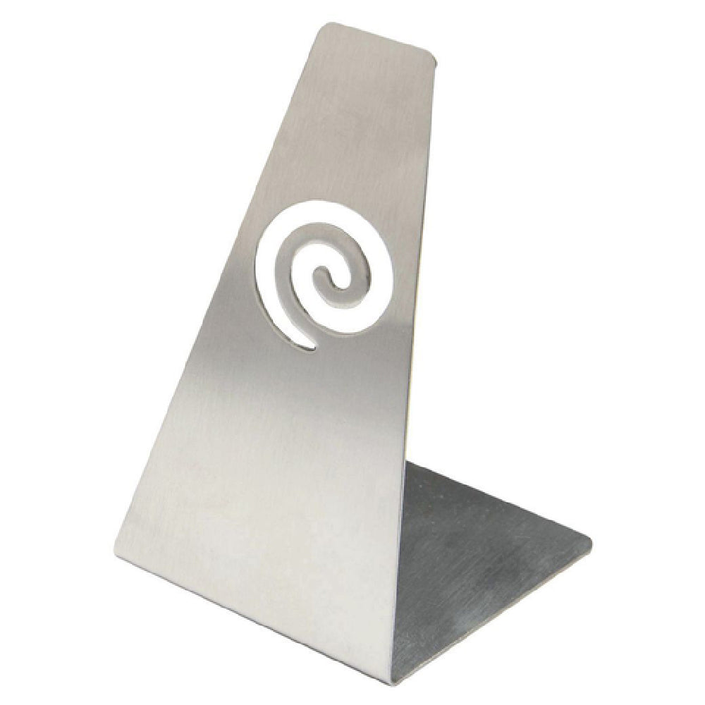 Hubert 27473 - Sign Holder Easel, 1-7/8" X 1-3/4" X 4-1/4"H, Swirl Cut-out