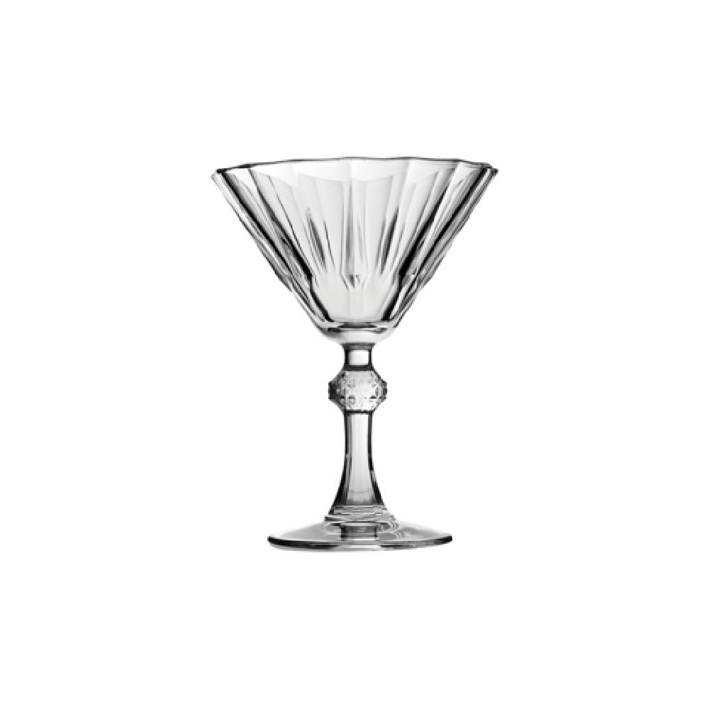 Steelite P440099 Martini Glass 8.0 Oz. (H 6" M 4-1/2" T 4-1/2" B 2-7/8") Soda Lime