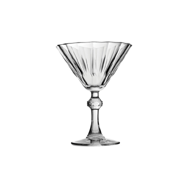 Steelite P440099 Martini Glass 8.0 Oz. (H 6" M 4-1/2" T 4-1/2" B 2-7/8") Soda Lime