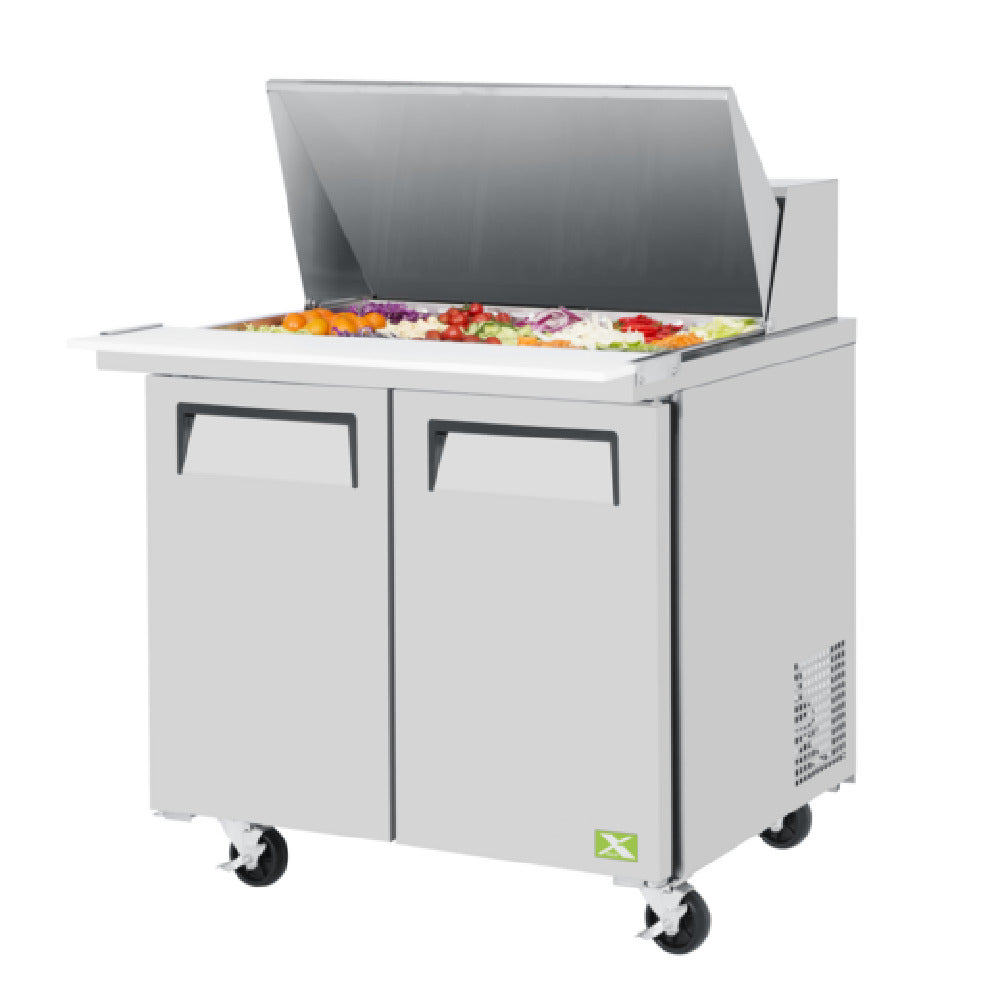 Refrigeration X XST-36-15-N6 Refrigeration X Sandwich/Salad Mega Top Unit Two Section