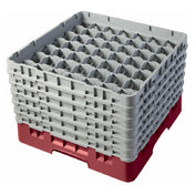Cambro 49S1114416 Camrack® Glass Rack With (6) Soft Gray Extenders Full Size