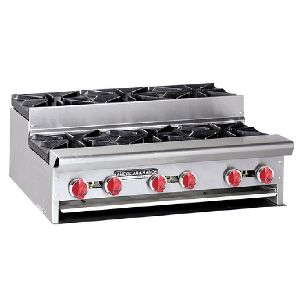 American Range SUHP-36-6 Culinary Series Step-Up Hotplate Gas 36"