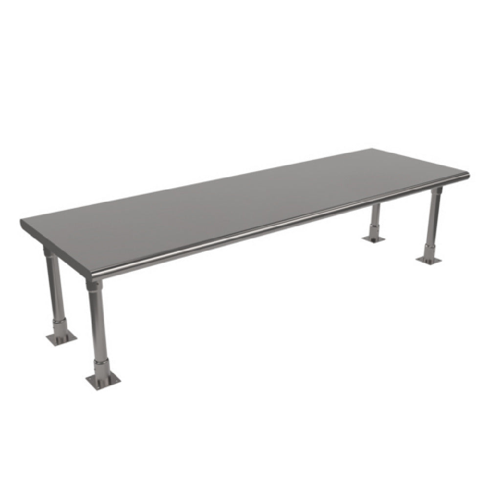 BK Resources BK-OSS-2472BN Single Overshelf Table Mount 72"W X 24"D