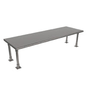 BK Resources BK-OSS-2472BN Single Overshelf Table Mount 72"W X 24"D