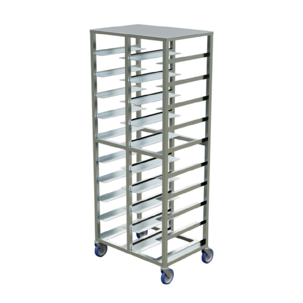 Winholt AL-1310-DBL-HD-ST - Double Rack, 30.5"W X 21.2"L X 74.6"H, Aluminum Solid Top & Reinforced Uprights
