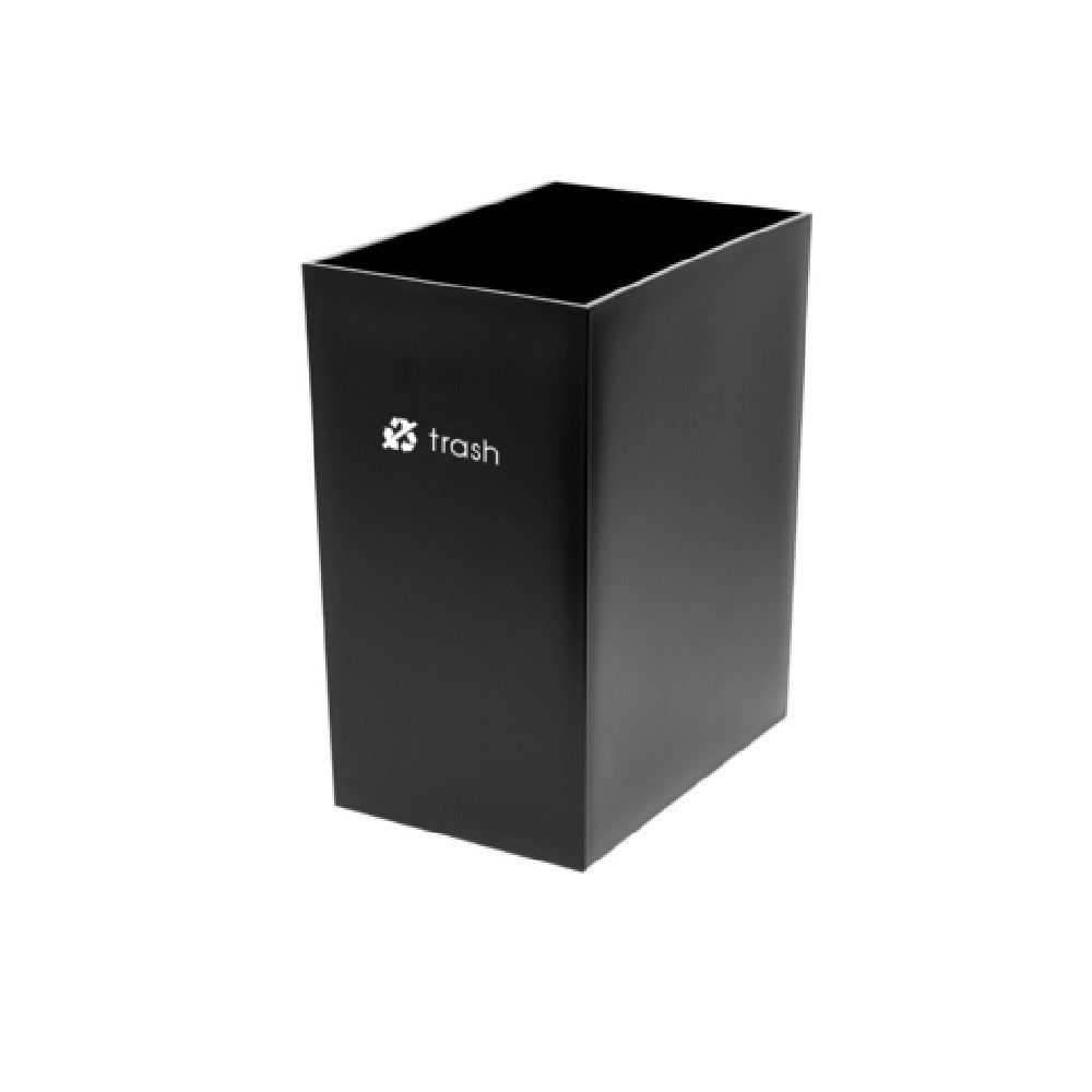 Central Specialties BNBK-23-WH ReCollect2 Recycle Bin 2-1/2 Gallon Capacity 6-1/2" X 10" X 12"