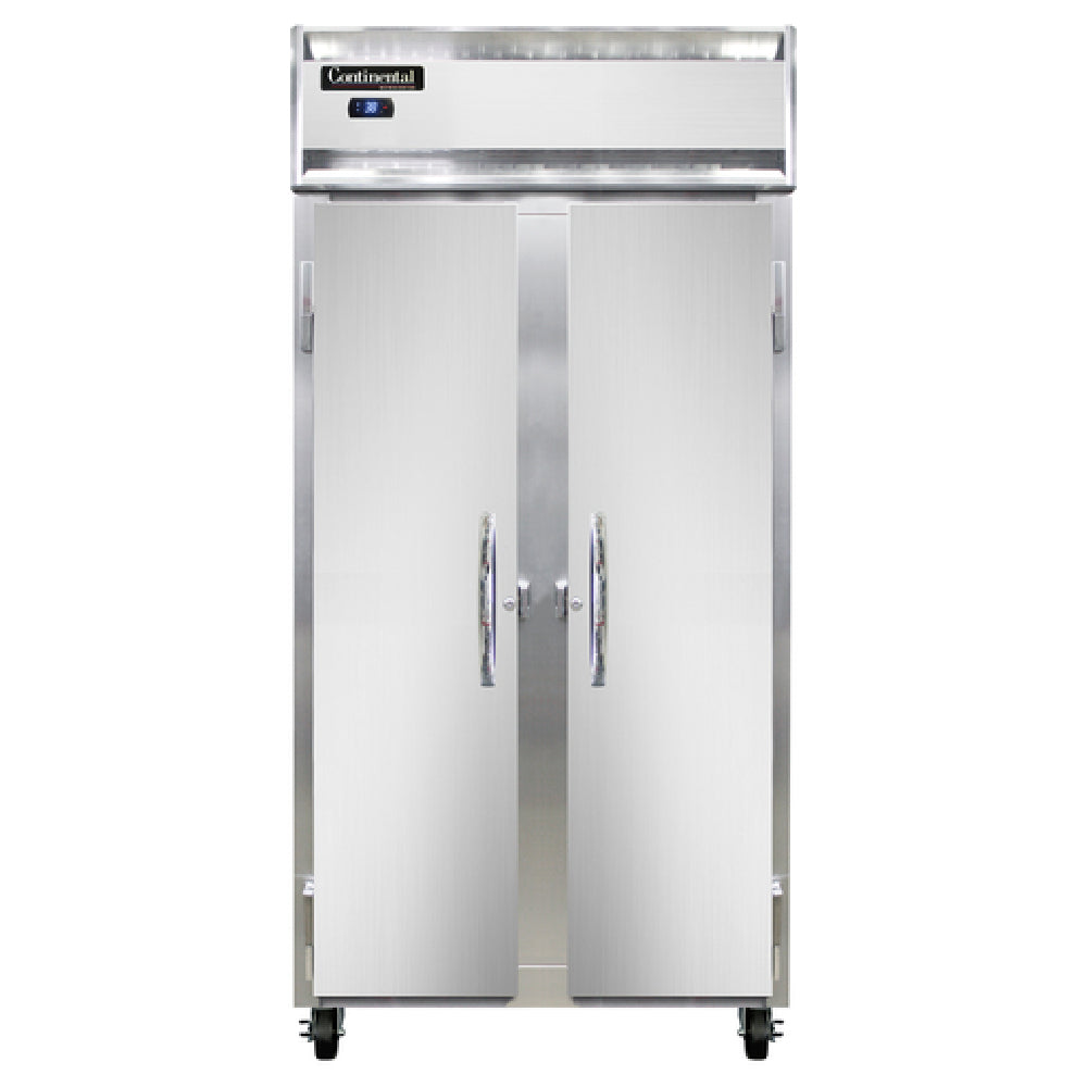 Continental Refrigerator 2RSENSS Slim Line Refrigerator Reach-in 36-1/4"W