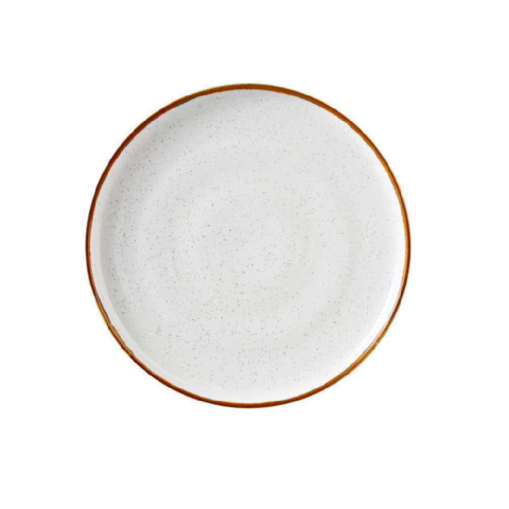 Yanco GL-110 Glory Plate With Up-Right Rim 10"dia X 1" H Round