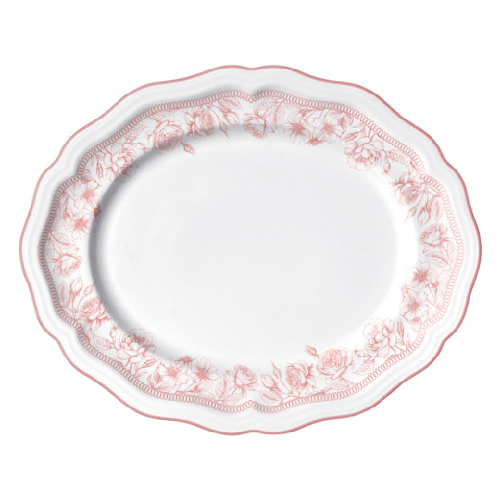 Steelite 62527FP817 Oval Platter 13.0" X 10.5" X 1.0" Adelina