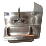 Winholt WS-HS-1410-5-F-RSS - Hand Sink, Wall Mount, Right Welded Sidesplash