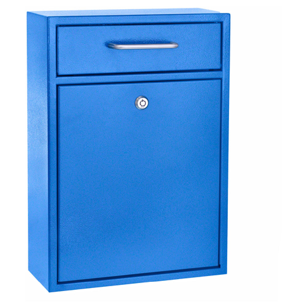 Alpine Industries ADI631-04-BLU Mailbox 11-1/4" X 4-3/4" X 16-1/4"H Wall Mountable