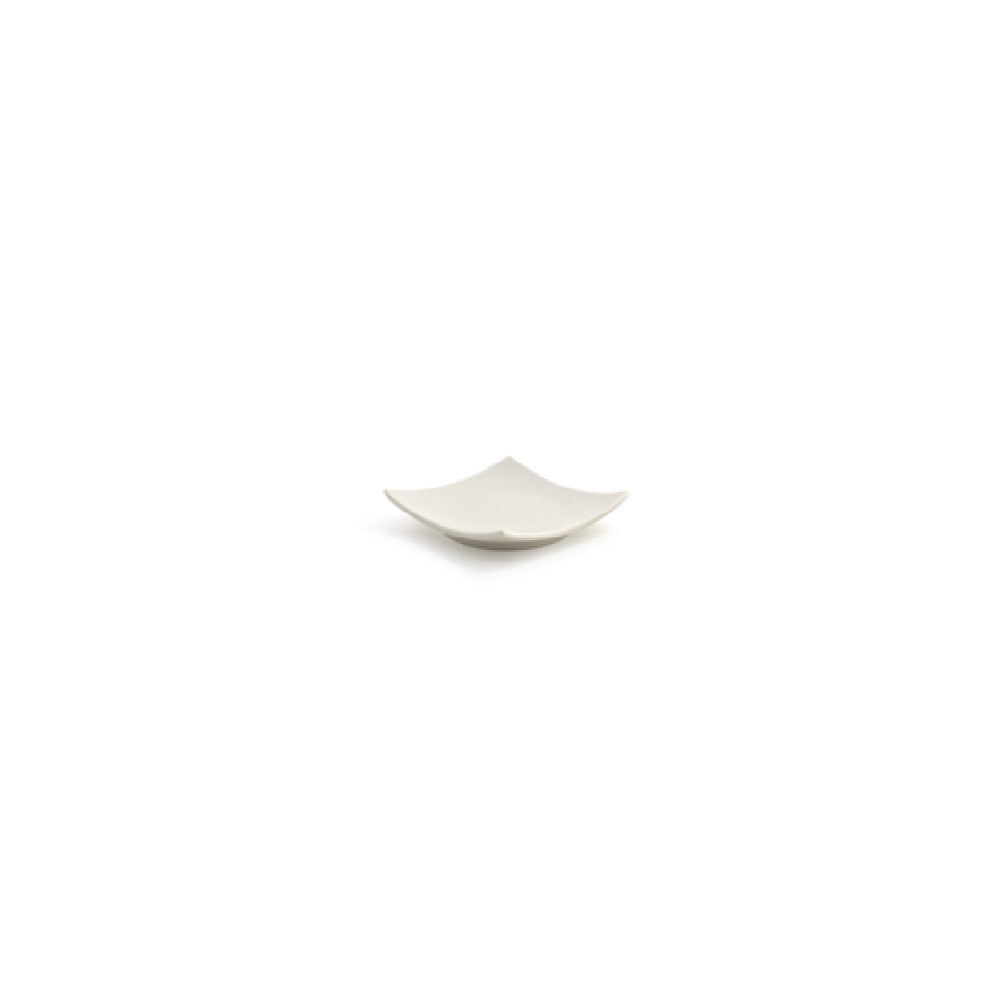 FOH DAP037BEP23 Origami® Plate 4" Square Eurowhite®