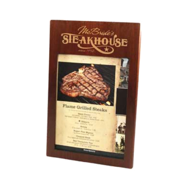 Menu Solutions CHR220D Menu Board Holds 8-1/2" X 14" Insert Single Panel