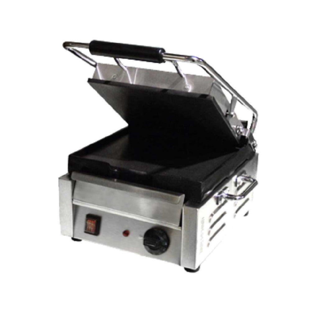 Omcan 21464 (PG-CN-0515-F) Panini Grill Single 10" X 11" Cooking Surface