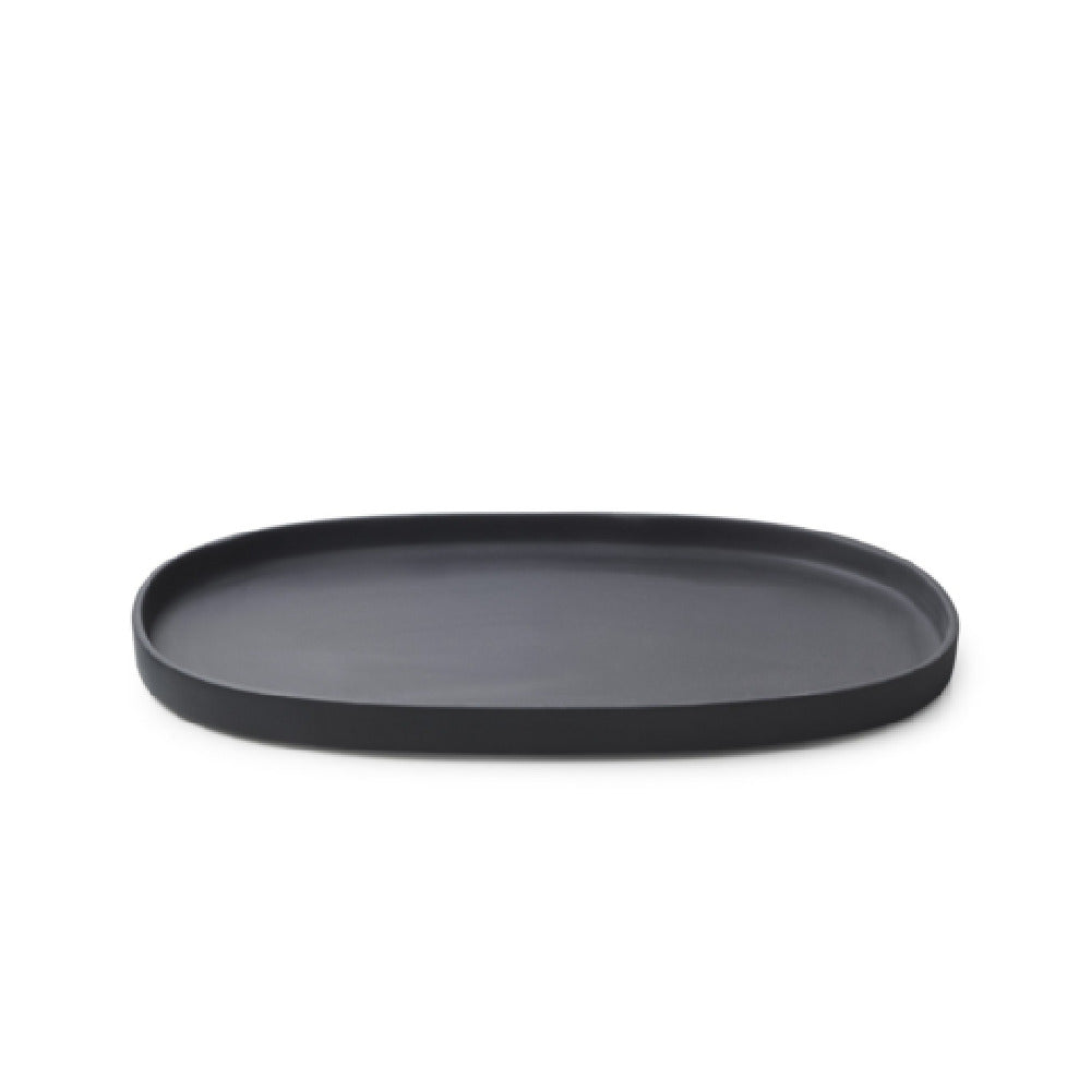 Revol 661390 CARACTERE BLACK OVAL PLATE Matt Slate Style