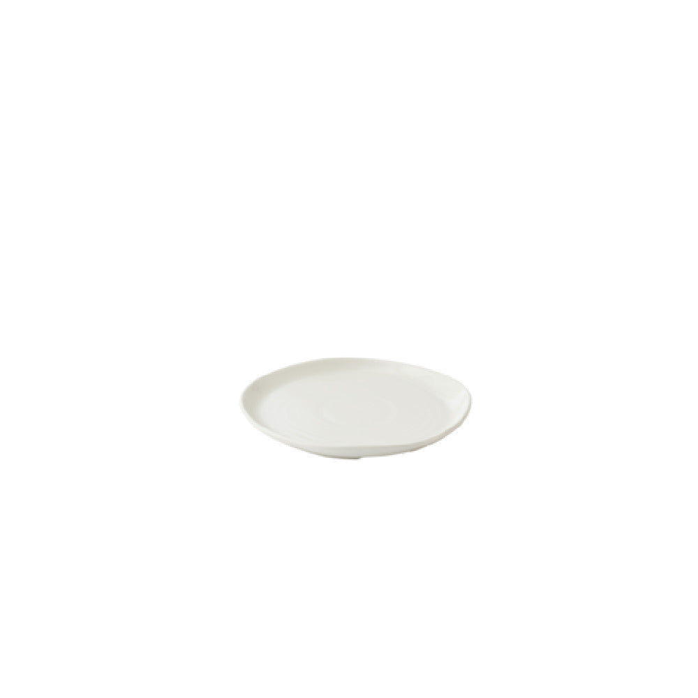 Churchill China WH PO221 - White Natural Plate, 22 Cm, Organic