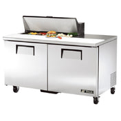 True Refrigeration TSSU-60-10-HC Sandwich/Salad Unit (10) 1/6 Size (4"D) Poly Pans