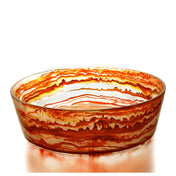Bon Chef 59032-SCARLET Circle Resin Bowl 20"dia. X 6"H 29.5 Qt. Capacity