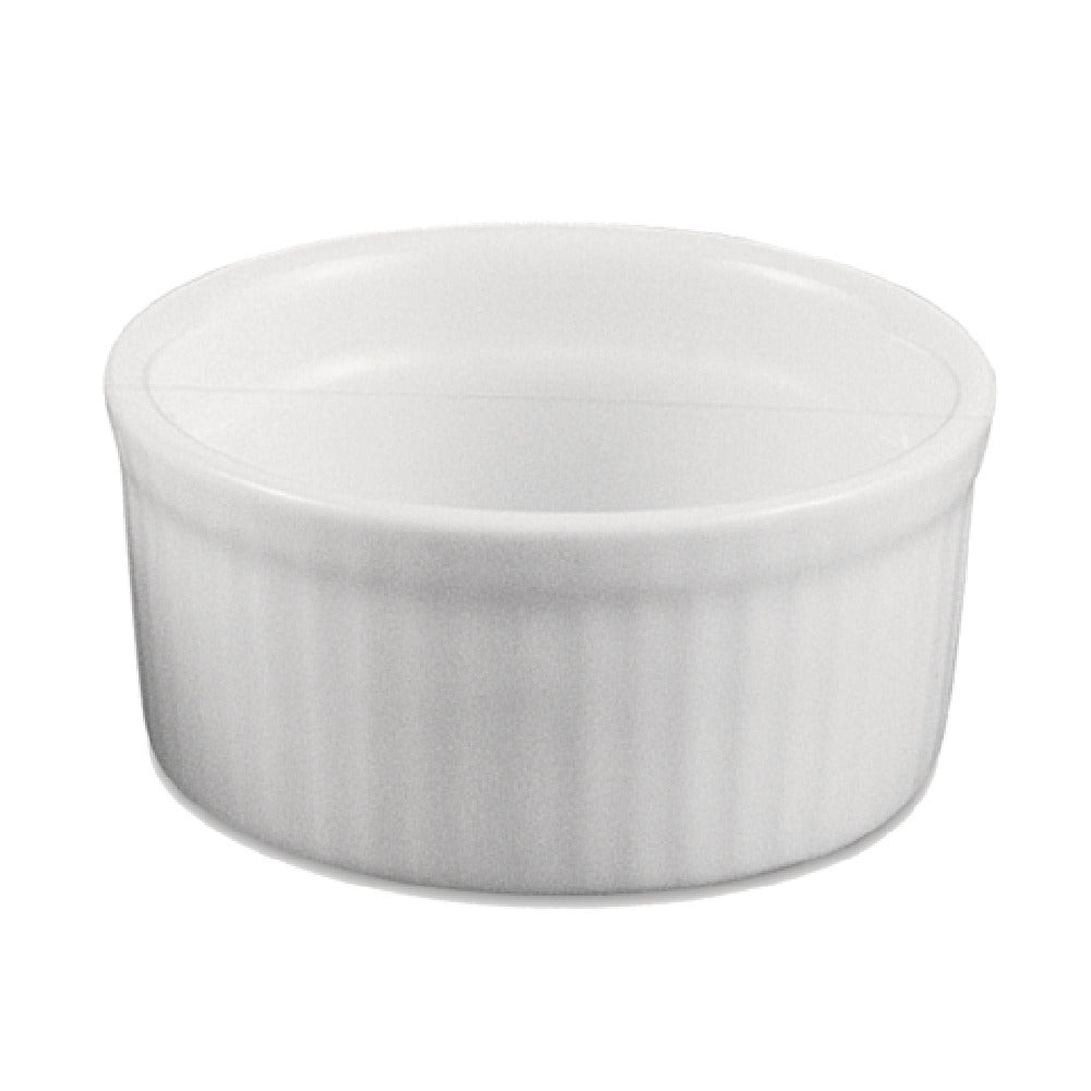 JB Prince R181 4.5 Ramekin 4-1/2 Oz. 3-1/4" Dia. X 1-5/8"H