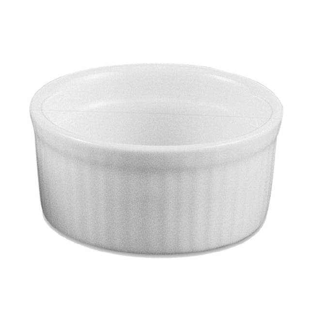 JB Prince R181 4.5 Ramekin 4-1/2 Oz. 3-1/4" Dia. X 1-5/8"H