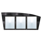 Hubert 61022 - Menu Board, 3-pocket, Wall-mount