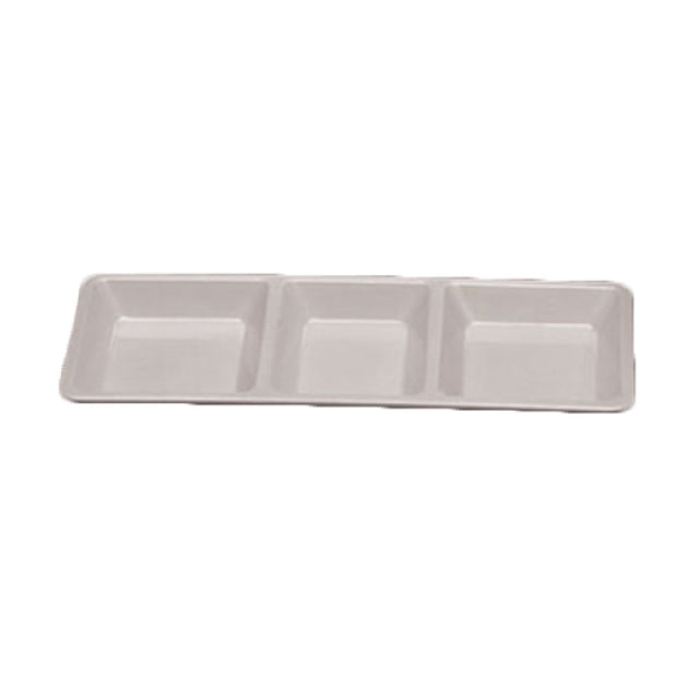 Thunder Group PS5103W Compartment Plate 3-compartment 28 Oz.