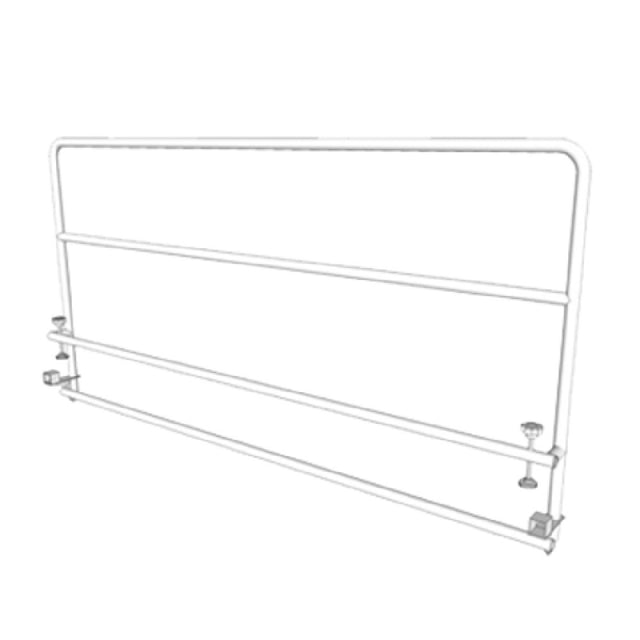 Forbes Industries 4180-8 Guard Rail 8'L X 42"H Round Steel Tube