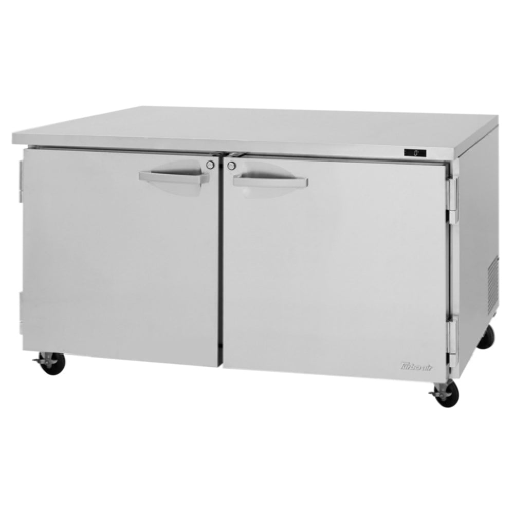 Turbo Air PUF-60-N PRO Series Undercounter Freezer Two-section 15.5 Cu. Ft. Capacity