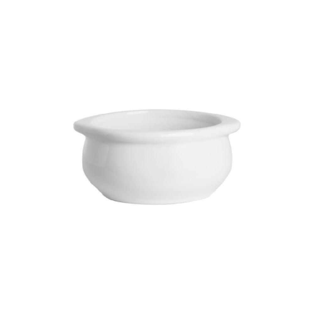 Steelite DCI12CUW Onion Soup Bowl 12 Oz. 4-1/2" Dia. (5" With Handle) X 2-1/4"H