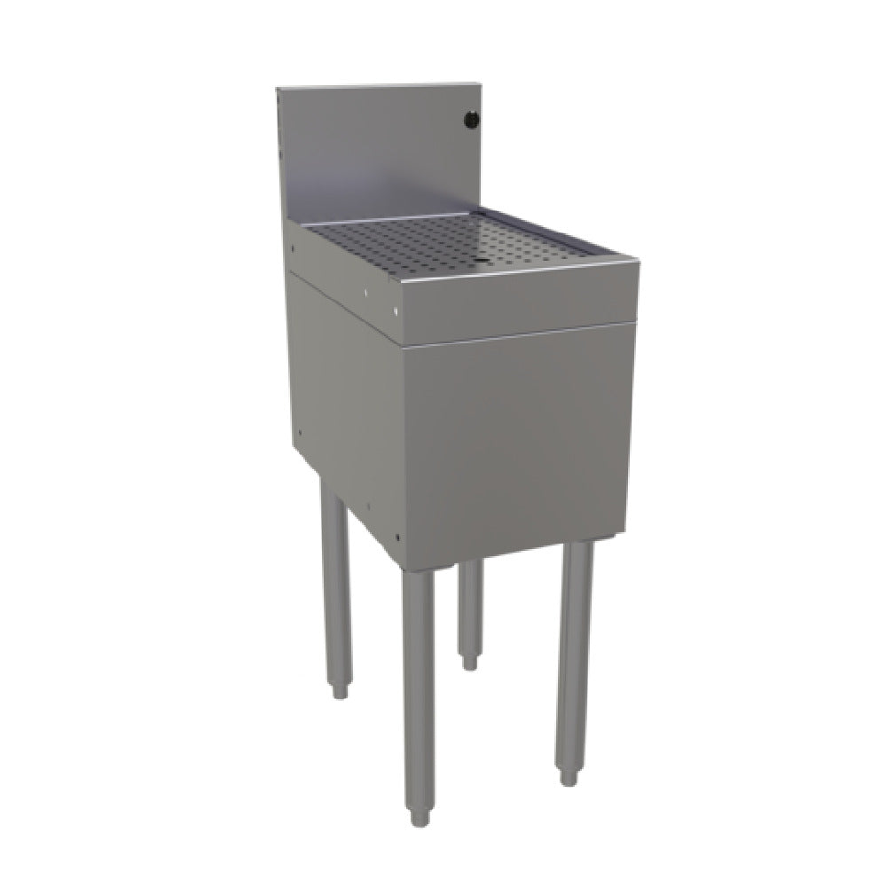 Glastender DBA-12 Underbar Drainboard Free Standing 12"W X 19"D