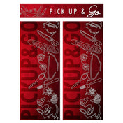 Cambro CSFLEXMERCH2000 Camshelving® Flex Station Merchandiser Signs "Pick Up & Go"