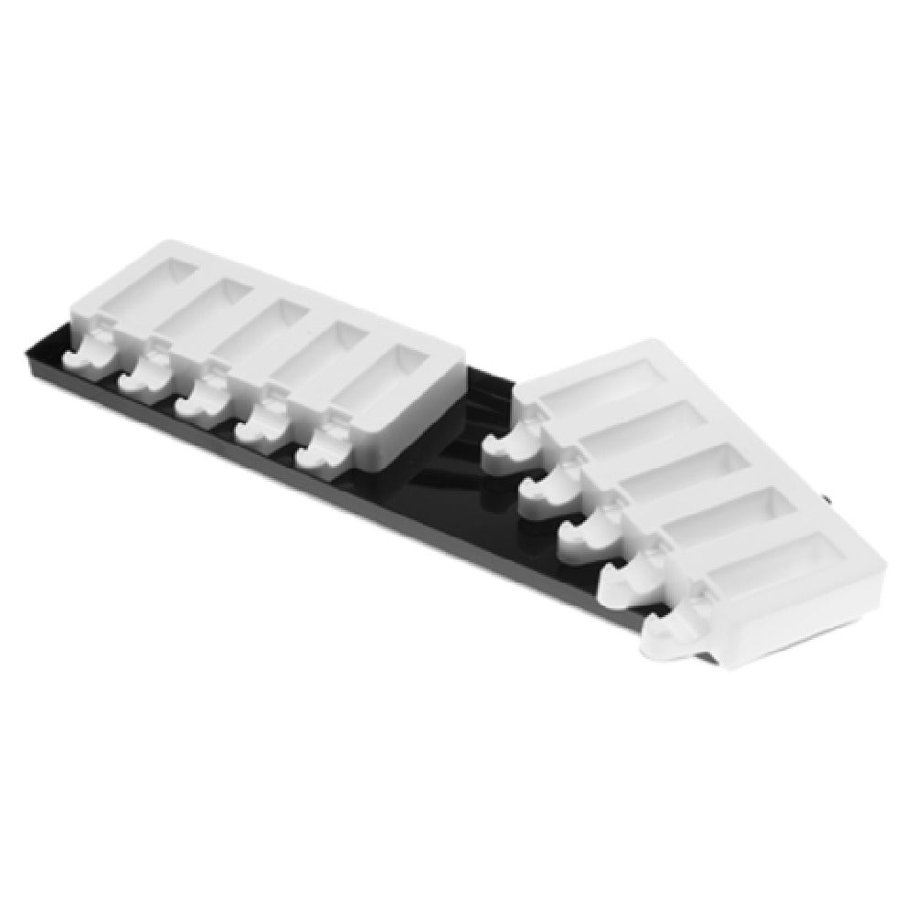 JB Prince M668 Silikomart Pop Mold Tray 15-1/2"L X 4-1/2"W (10) Mini U-shape