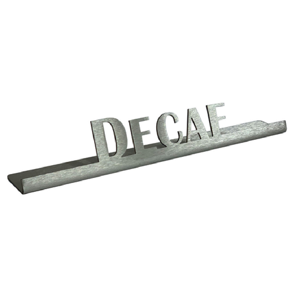 Service Ideas 1C-BF-DECAF-SIGN Beverage ID Sign "Decaf" 1"H X 6-1/2"W