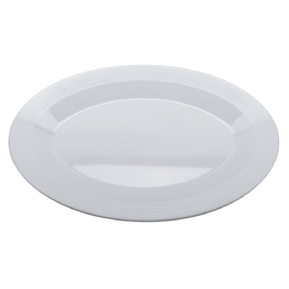 GET Enterprises PT-151-MN-W Minski™ Plate 15" X 11" Oval
