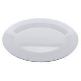 GET Enterprises PT-151-MN-W Minski™ Plate 15" X 11" Oval