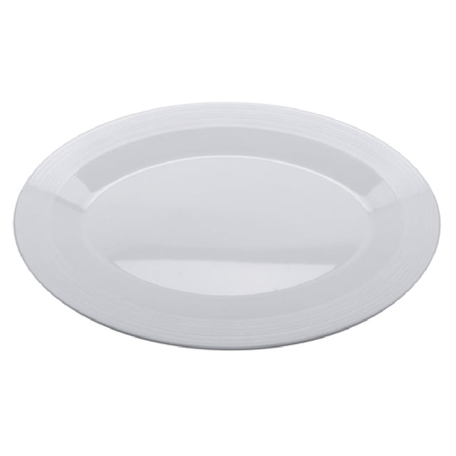 GET Enterprises PT-151-MN-W Minski™ Plate 15" X 11" Oval