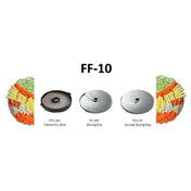 Sammic FF10 (9500113) Disc Package For Vegetable Slicer Includes: 3/8" French Fry Grid (FFC-10+)