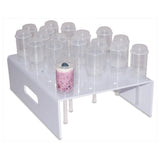 JB Prince R746 28 Martellato Pop Stand 15-1/5"L X 11-2/5"W X 4-3/10"H (28) Holes