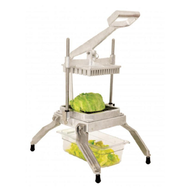 Omcan 49079 (49079) Lettuce & Vegetable Chopper Countertop With 3/4″ X 3/4″ Scalloped Blades