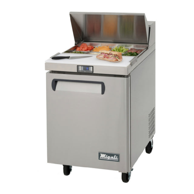 Migali Industries C-SP27-8-HC Competitor Series® Refrigerated Counter/Sandwich Prep Table