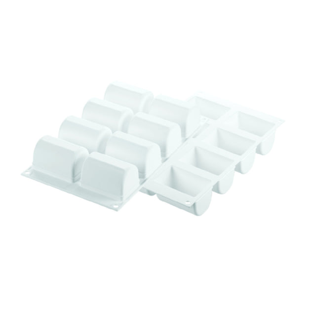 Louis Tellier CURVE BUCH140 Silicone Mould 3"W X 2"D X 1.81" Dishwasher Safe