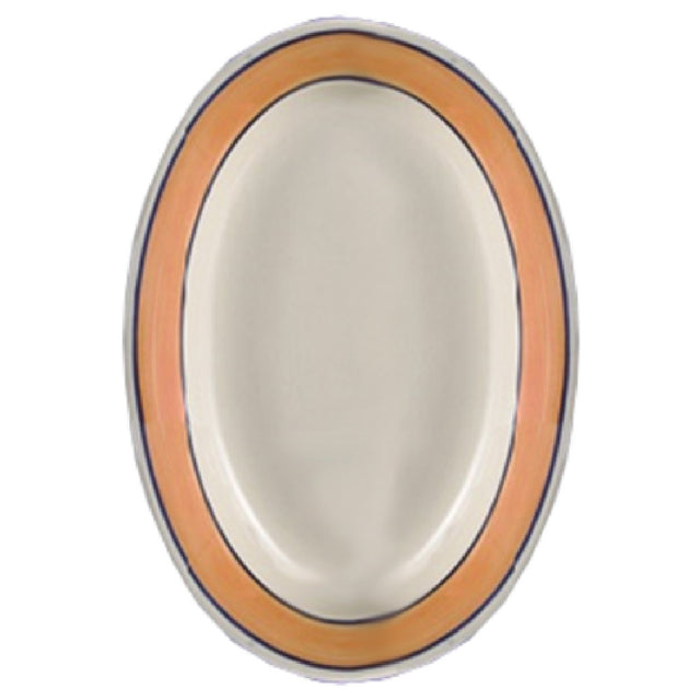 Yanco PR-14Y Porto Rico Platter 12-1/2"L Oval