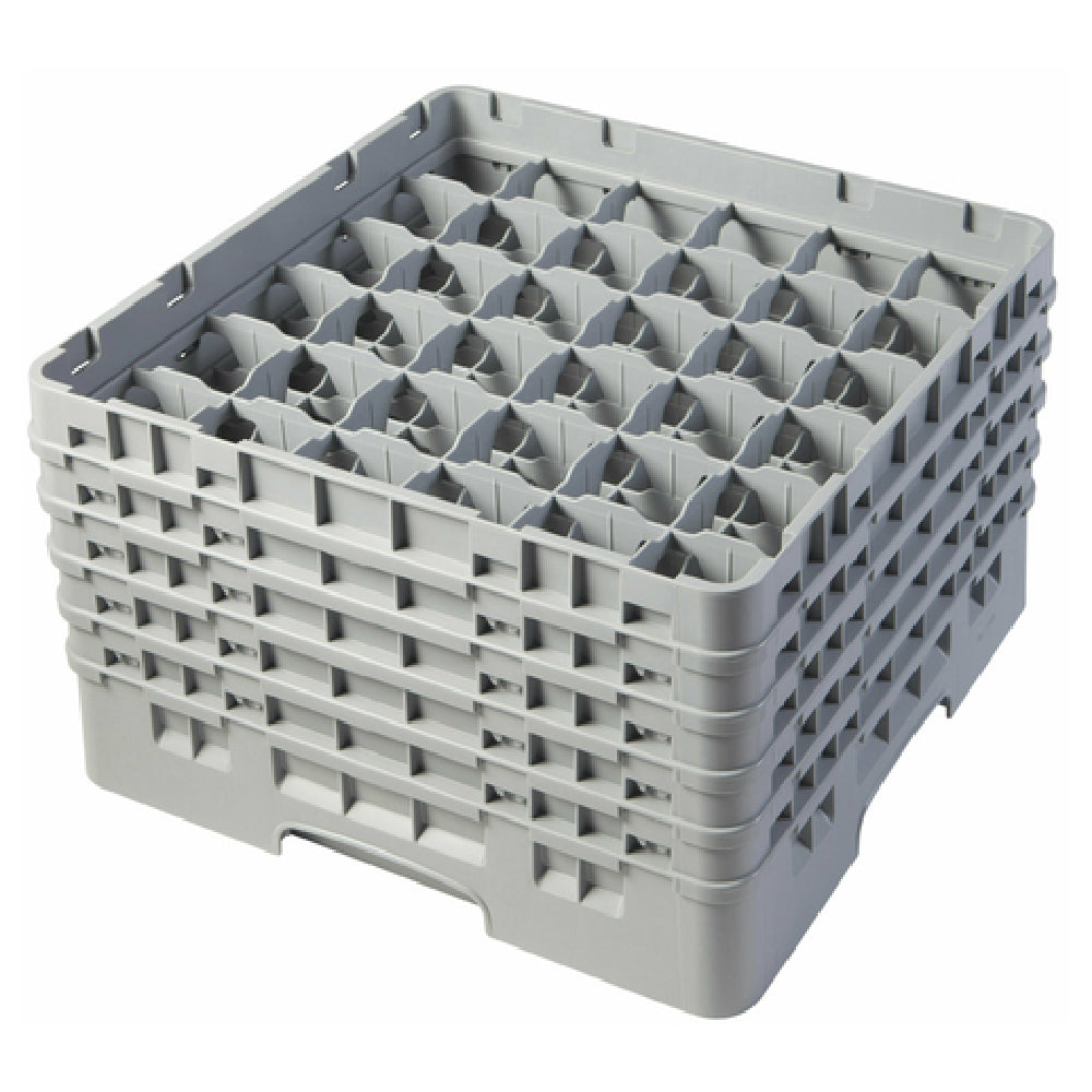 Cambro 36S958151 Camrack® Glass Rack With (5) Soft Gray Extenders Full Size