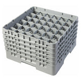 Cambro 36S958151 Camrack® Glass Rack With (5) Soft Gray Extenders Full Size