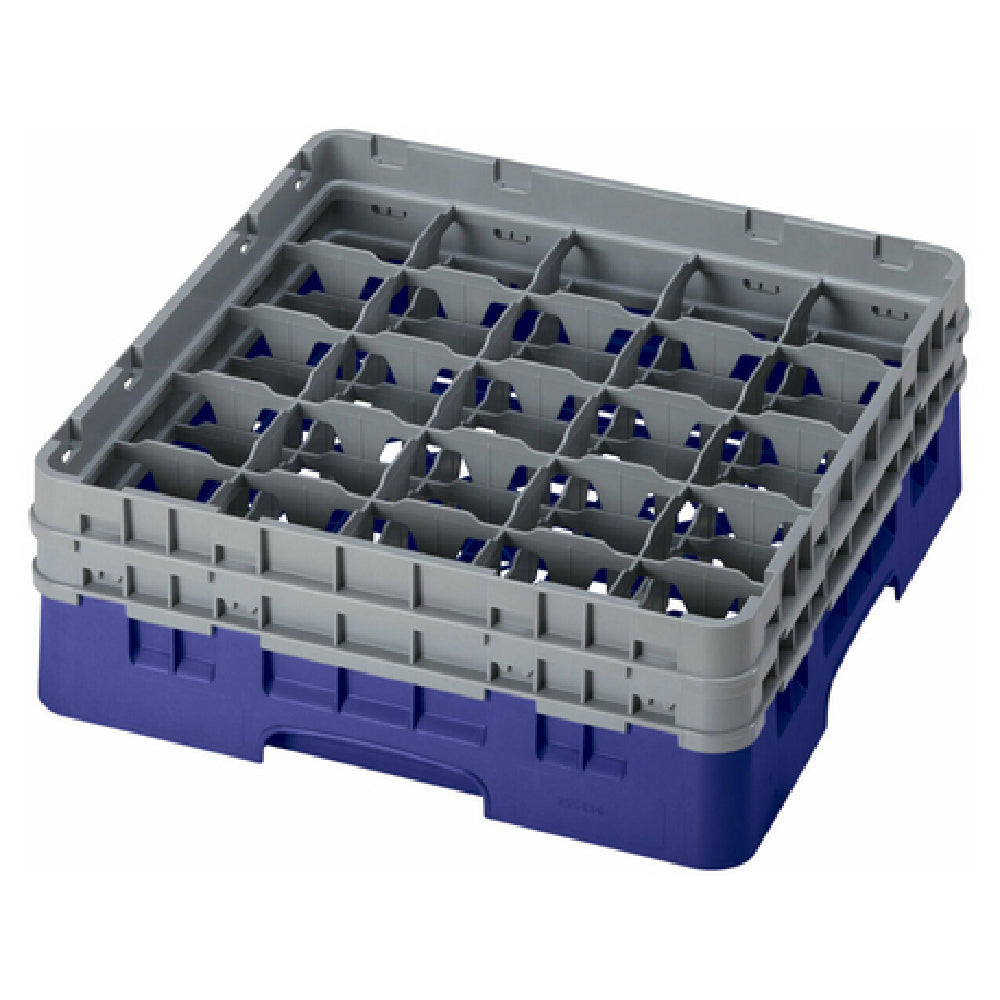 Cambro 25S434186 Camrack® Glass Rack With (2) Soft Gray Extenders Full Size