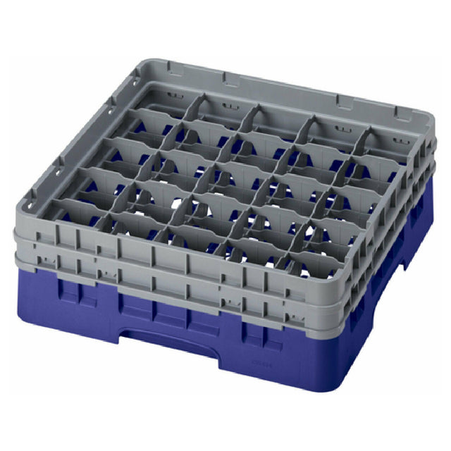 Cambro 25S434186 Camrack® Glass Rack With (2) Soft Gray Extenders Full Size
