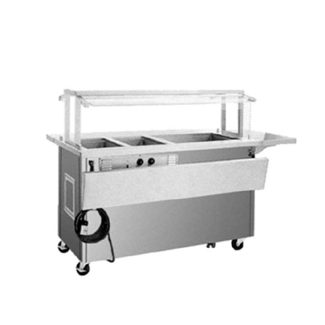 Delfield SHCR-50-BP Shelleysteel™ Combination Hot/Cold Serving Counter 50" Long